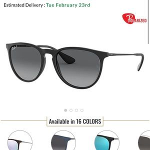 Ray-Ban Erika Black Polarized Glasses!